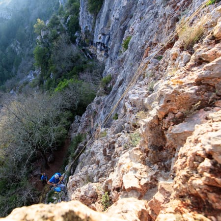 Break 5 jours Escalade Falaise Gorges du Gardon